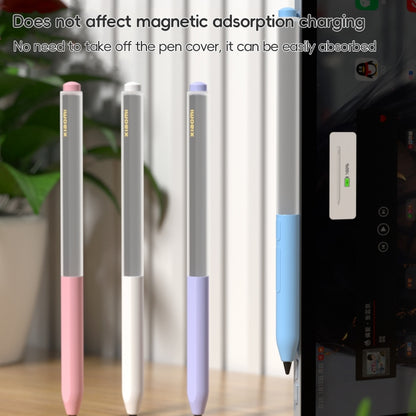 For Xiaomi Focus Pen III Stylus Pen Jelly Style Translucent Silicone Protective Case(Pink) - Pencil Accessories by buy2fix | Online Shopping UK | buy2fix