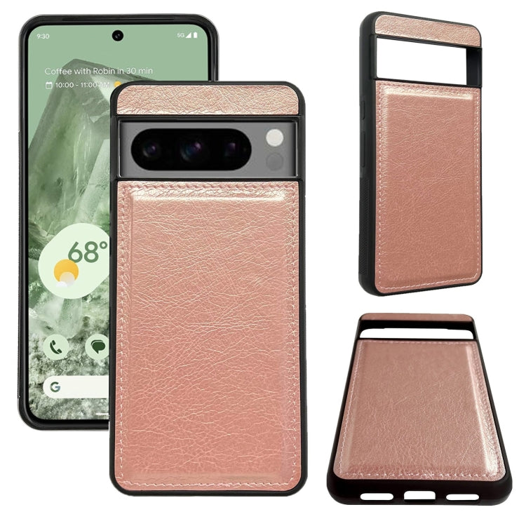 For Google Pixel 9 / Pixel 9 Pro Multifunctional 7-Card Wallet Leather Phone Case(Rose Gold) - Google Cases by buy2fix | Online Shopping UK | buy2fix