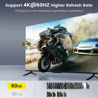 OZ 4K 60Hz 2 in 1 Out Two Ways HDMI Switcher - Switch by buy2fix | Online Shopping UK | buy2fix