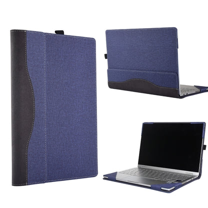 For Microsoft Surface Book 3 / 2 15 inch Cloth Texture Laptop Leather Case With Stand Function(Blue) - 15 inch by buy2fix | Online Shopping UK | buy2fix