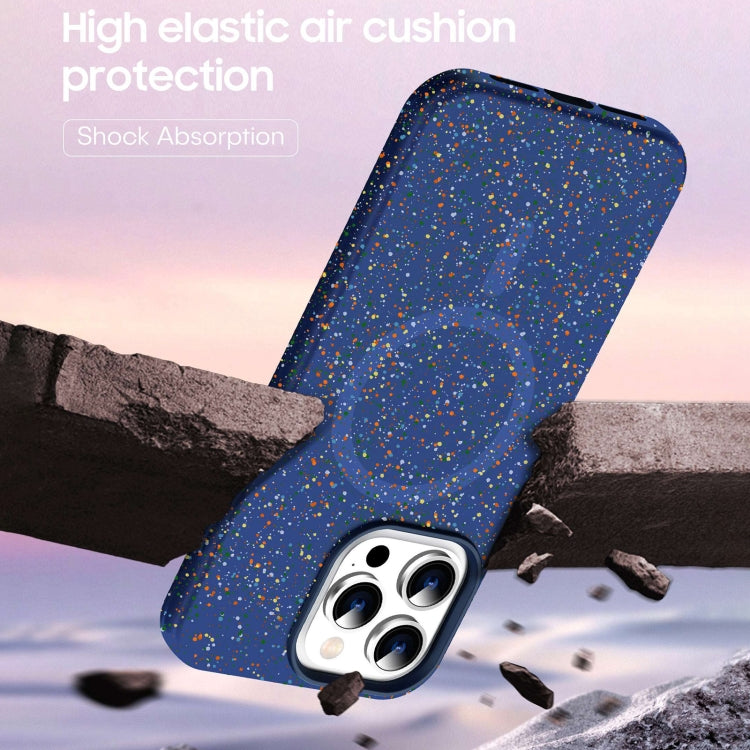 For iPhone 13 Pro Max Colorful Frosted Magsafe PC Hybrid TPU Phone Case(Blue) - iPhone 13 Pro Max Cases by buy2fix | Online Shopping UK | buy2fix