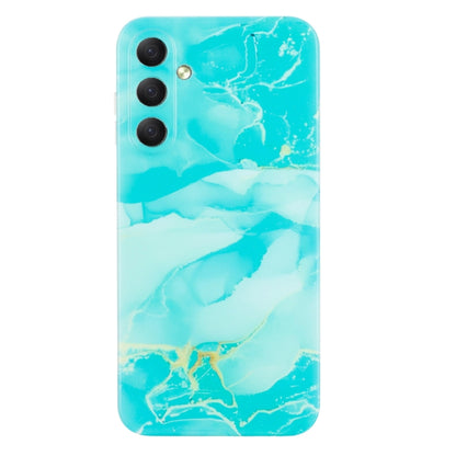 For Samsung Galaxy S24 5G IMD Marble Pattern TPU Phone Case(Green) - Galaxy S24 5G Cases by buy2fix | Online Shopping UK | buy2fix