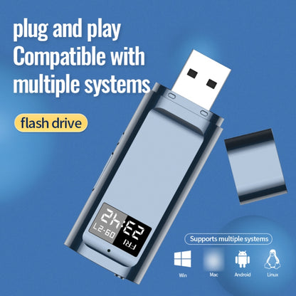 JNN X29 Multi-function USB Flash Drive Voice Recorder, Memory:16GB(Blue) - U-Disk Recorder by JNN | Online Shopping UK | buy2fix