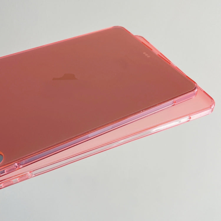 For iPad Pro 13 2024 Skin-feeling Crystal Clear Acrylic Tablet Case(Pink) - iPad Pro 13 2024 Cases by buy2fix | Online Shopping UK | buy2fix