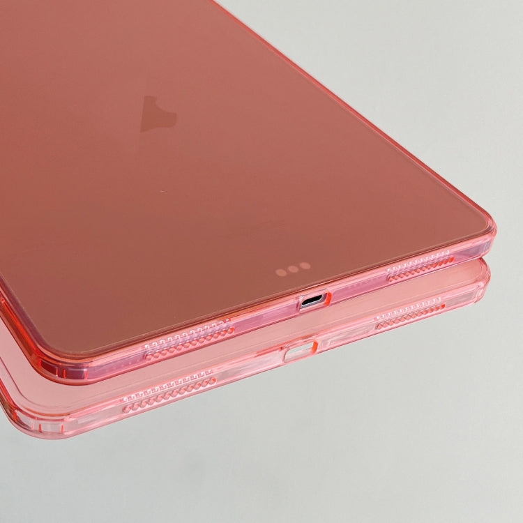 For iPad Pro 13 2024 Skin-feeling Crystal Clear Acrylic Tablet Case(Pink) - iPad Pro 13 2024 Cases by buy2fix | Online Shopping UK | buy2fix