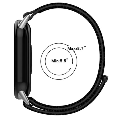 For Xiaomi Mi Band 8 / 8 NFC Nylon Loop Hook and Loop Fastener Watch Band(Camel) - Watch Bands by buy2fix | Online Shopping UK | buy2fix