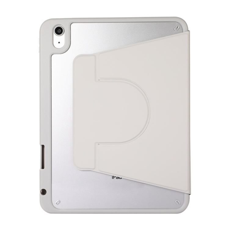 For iPad Pro 11 2024 2 in 1 Acrylic Split Rotating Leather Tablet Case(Grey) - iPad Pro 11 2024 Cases by buy2fix | Online Shopping UK | buy2fix