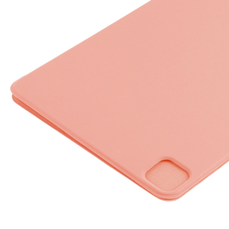 For iPad Pro 11 2024 Double-sided Clip Non-buckle Magnetic PU Smart Tablet Case(Orange) - iPad Pro 11 2024 Cases by buy2fix | Online Shopping UK | buy2fix