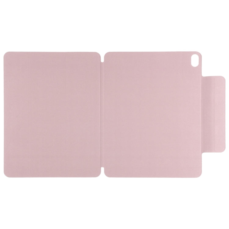 For iPad Air 11 2024 Double-sided Clip Fixed Buckle Magnetic PU Leather Smart Tablet Case(Rose Gold) - iPad Air 11 2024 Cases by buy2fix | Online Shopping UK | buy2fix