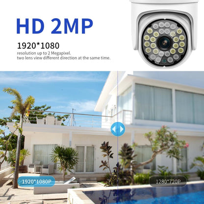 ESCAM PT305 2MP HD Motion Detection WiFi Intelligent Dual-light Source Camera(EU Plug) - Dome Camera by ESCAM | Online Shopping UK | buy2fix