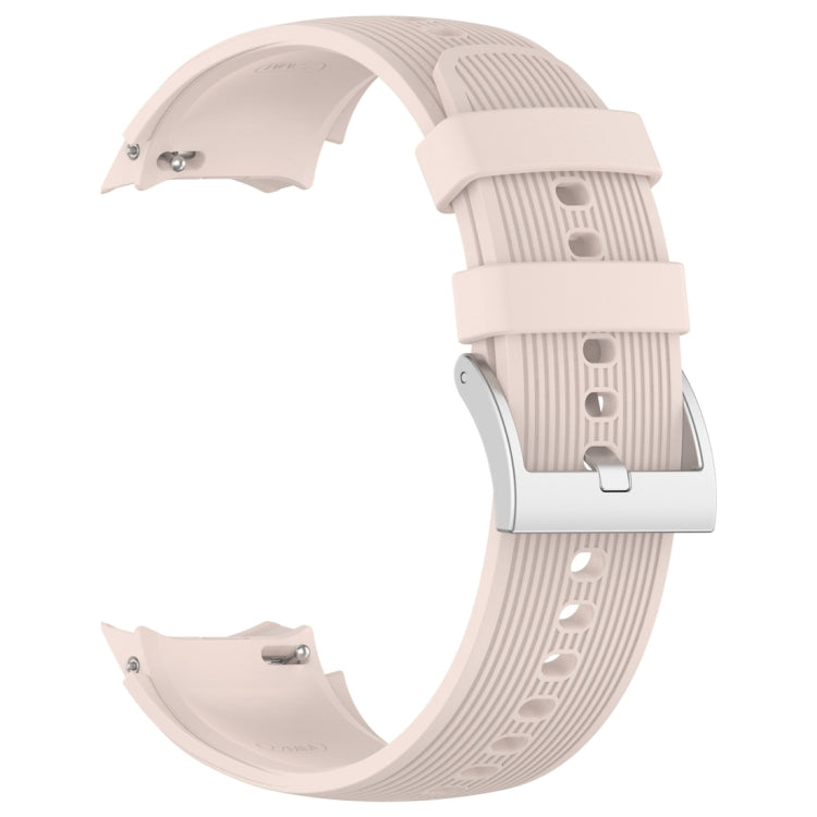 For OPPO Watch X / OnePlus Watch 2 Vertical Texture Silicone Watch Band(Pink) - Watch Bands by buy2fix | Online Shopping UK | buy2fix