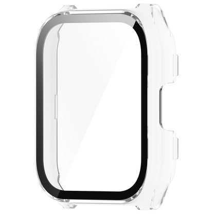 For Xiaomi HayLou Smart Watch 2 Pro PC + Tempered Film Integrated Watch Protective Case(Transparent) - Watch Cases by buy2fix | Online Shopping UK | buy2fix