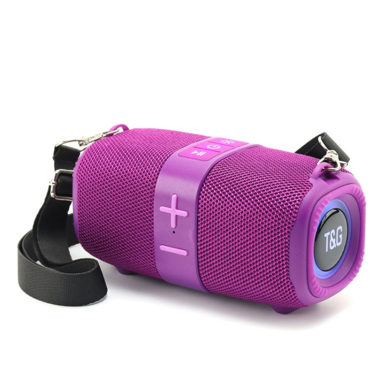 T&G TG667 Outdoor Portable TWS Wireless Bluetooth Speaker(Purple) - Waterproof Speaker by T&G | Online Shopping UK | buy2fix