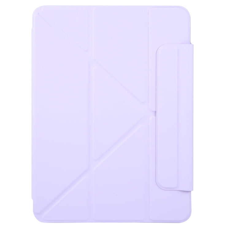 For iPad Air 11 2024 Y-Shape Double-sided Clip Magnetic Smart Tablet Case(Purple) - iPad Air 11 2024 Cases by buy2fix | Online Shopping UK | buy2fix