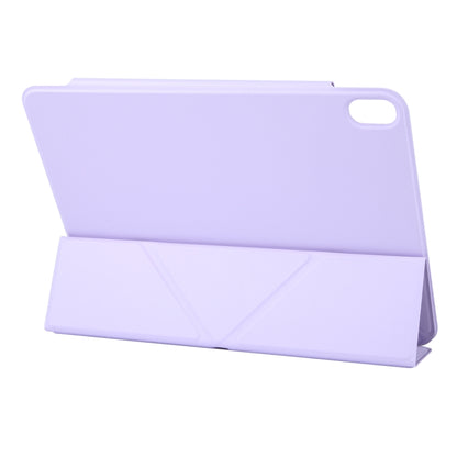 For iPad Air 11 2024 Y-Shape Double-sided Clip Magnetic Smart Tablet Case(Purple) - iPad Air 11 2024 Cases by buy2fix | Online Shopping UK | buy2fix