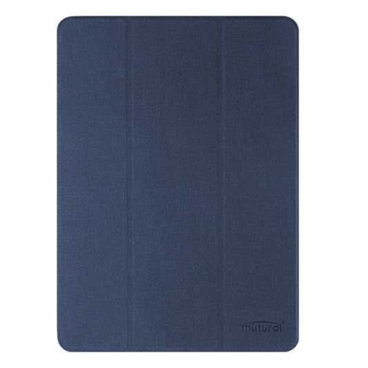 For iPad Air 11 2025 / 2024 Mutural YASHI Series Tablet Leather Smart Case(Blue) - iPad Air 11 2025 / 2024 Cases by Mutural | Online Shopping UK | buy2fix