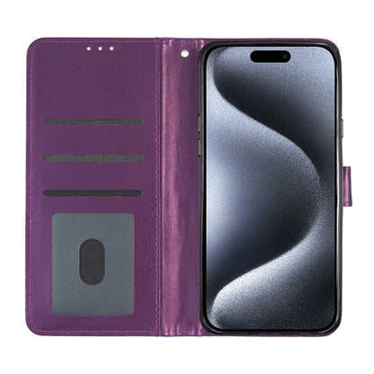 For iPhone 16 Pro Glitter Powder Flip Leather Phone Case(Purple) - iPhone 16 Pro Cases by buy2fix | Online Shopping UK | buy2fix