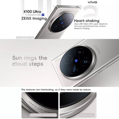 vivo X100 Ultra, 16GB+1TB, Face ID / Fingerprint Identification, 6.78 inch Android 14 OriginOS 4 Snapdragon 8 Gen 3 Octa Core, OTG, NFC, Network: 5G, Support Google Play(White) - vivo by vivo | Online Shopping UK | buy2fix