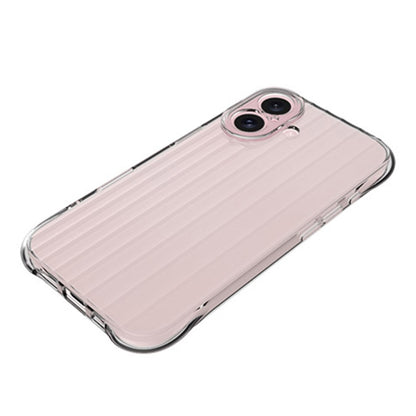 For iPhone 16 Water Ripple Fine Hole TPU Phone Case(Pink) - iPhone 16 Cases by buy2fix | Online Shopping UK | buy2fix