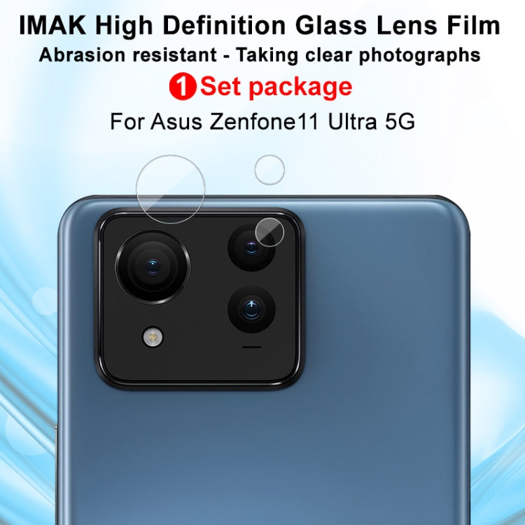 For Asus Zenfone 11 Ultra IMAK Rear Camera Glass Lens Film, 1 Set Package - Other by imak | Online Shopping UK | buy2fix