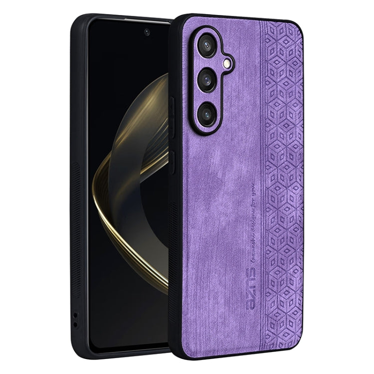 For Samsung Galaxy S24 FE 5G AZNS 3D Embossed Skin Feel Phone Case(Purple) - Galaxy S24 FE 5G Cases by AZNS | Online Shopping UK | buy2fix