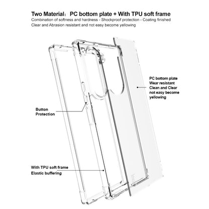 For Samsung Galaxy Z Fold6 IMAK Space Shield PC + TPU Airbag Shockproof Phone Case(Transparent) - Galaxy Z Fold6 5G Cases by imak | Online Shopping UK | buy2fix