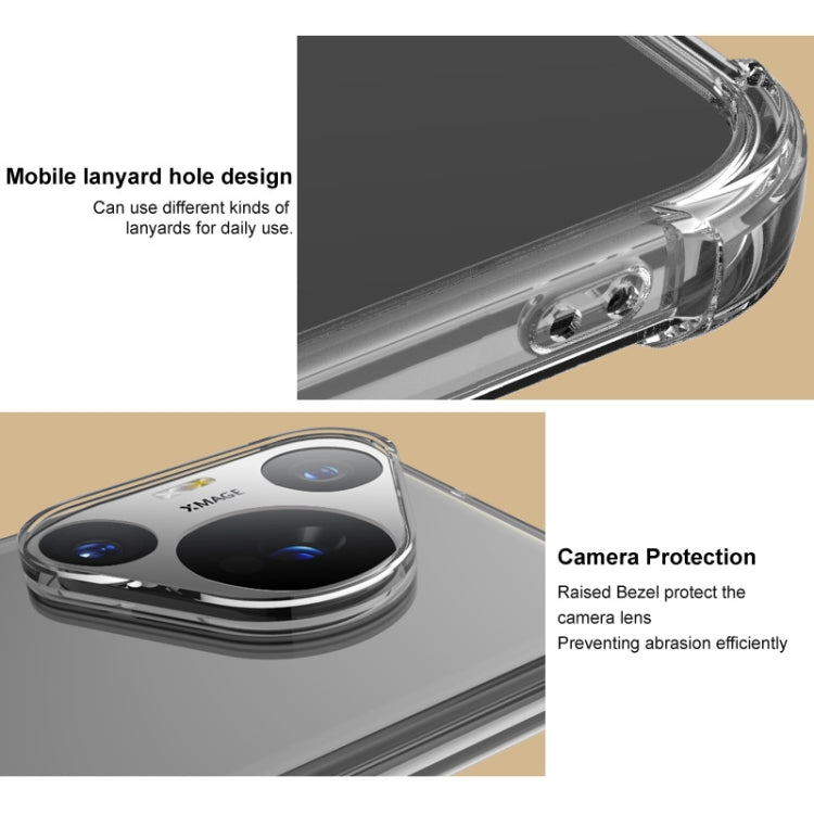 For Realme GT 6 5G Global imak Shockproof Airbag TPU Phone Case(Matte Black) - Realme Cases by imak | Online Shopping UK | buy2fix