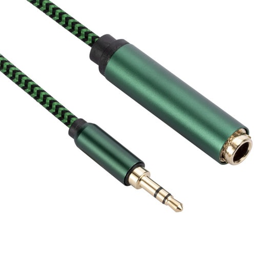 3.5mm Male to 6.35mm Female  Audio Adapter Cable, Length:3m(Green) - Aux Cable by buy2fix | Online Shopping UK | buy2fix