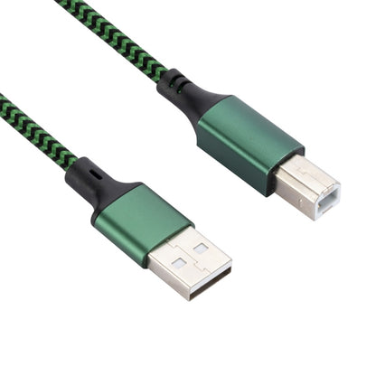 USB 2.0 to Square Port A/B Printer Adapter Cable, Length:0.5m(Green) - USB Cable by buy2fix | Online Shopping UK | buy2fix