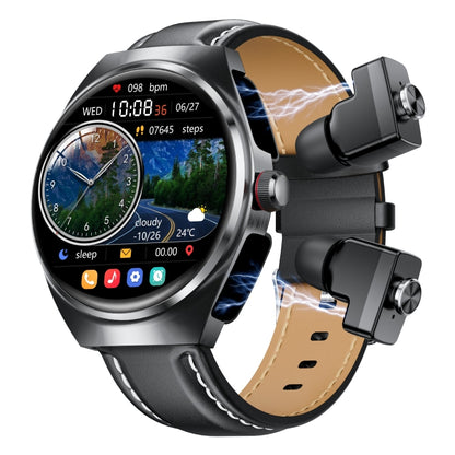 GT95 1.53 inch IPS Screen 2 in 1 Bluetooth Earphone Smart Watch(Black) - Smart Watches by buy2fix | Online Shopping UK | buy2fix