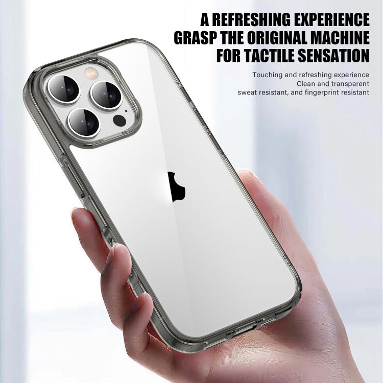 For iPhone 16 Pro Max PC Hybrid TPU Full Coverage Shockproof Phone Case(Transparent) - iPhone 16 Pro Max Cases by buy2fix | Online Shopping UK | buy2fix