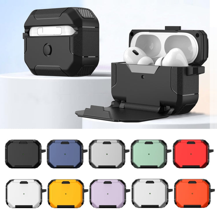 For AirPods 3 Phone Holder Design Earbuds Box Protective Case(White) - For AirPods 3 by buy2fix | Online Shopping UK | buy2fix