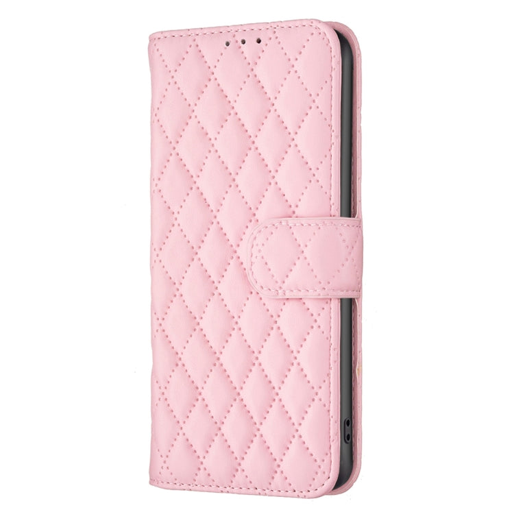 For Redmi K70 Ultra Diamond Lattice Wallet Flip Leather Phone Case(Pink) - Xiaomi Cases by buy2fix | Online Shopping UK | buy2fix