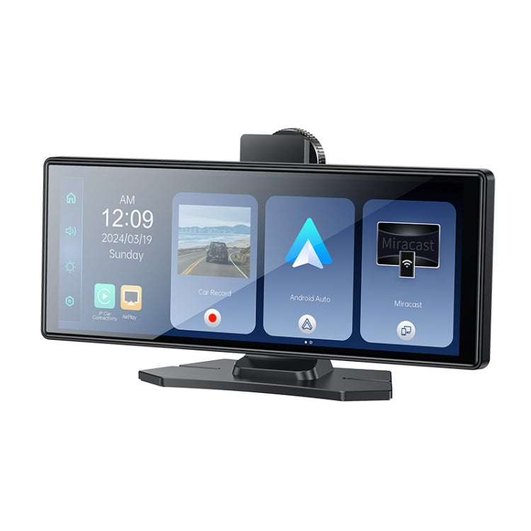 Yesido KM19 10.26 inch Center Console CarPlay Portable Car Video Navigation with Driving Recorder(Black) - Car MP3 & MP4 & MP5 by Yesido | Online Shopping UK | buy2fix