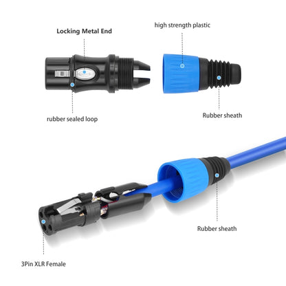 JC1015 XLR 3pin Male to Female Audio Cable, Length:1.8m(Orange) - Microphone Audio Cable & Connector by buy2fix | Online Shopping UK | buy2fix