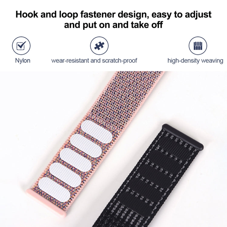 For Samsung Galaxy Watch Ultra 47mm Plastic Connector Nylon Loop Watch Band(Indigo Blue) - Watch Bands by buy2fix | Online Shopping UK | buy2fix