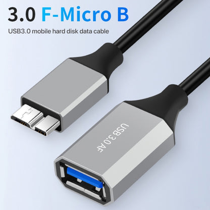 USB 3.0 A Female to Micro B Mobile Hard Disk Adapter Cable, Length:0.2m - USB 3.0 by buy2fix | Online Shopping UK | buy2fix