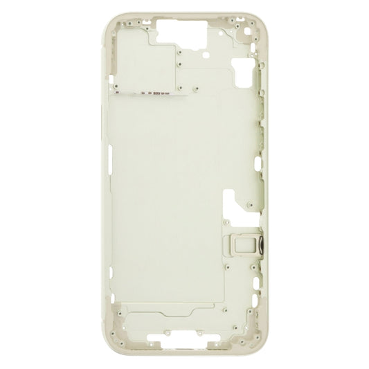 For iPhone 15 Plus Middle Frame Bezel Plate with Side Keys + Card Tray, Version:US Version(Yellow) - LCD Related Parts by buy2fix | Online Shopping UK | buy2fix