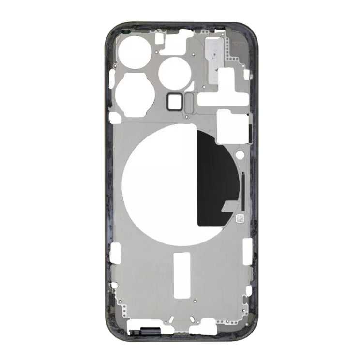 For iPhone 15 Pro Middle Frame Bezel Plate with Side Keys + Card Tray, Version:US Version(Black) - LCD Related Parts by buy2fix | Online Shopping UK | buy2fix