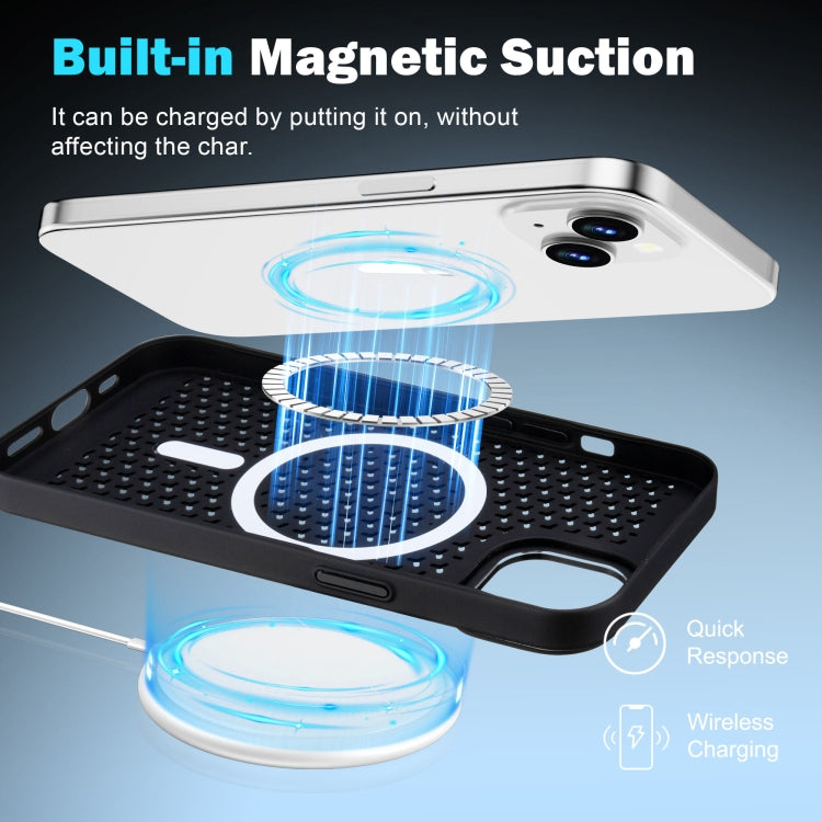 For iPhone 16 Pro Ice Feeling Cooling MagSafe Magnetic Phone Case(Light Purple) - iPhone 16 Pro Cases by buy2fix | Online Shopping UK | buy2fix