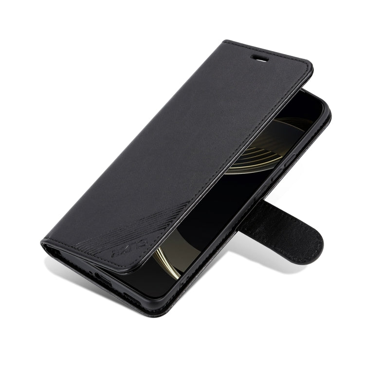 For Redmi K70 Ultra AZNS Sheepskin Texture Flip Leather Phone Case(Black) - Xiaomi Cases by AZNS | Online Shopping UK | buy2fix