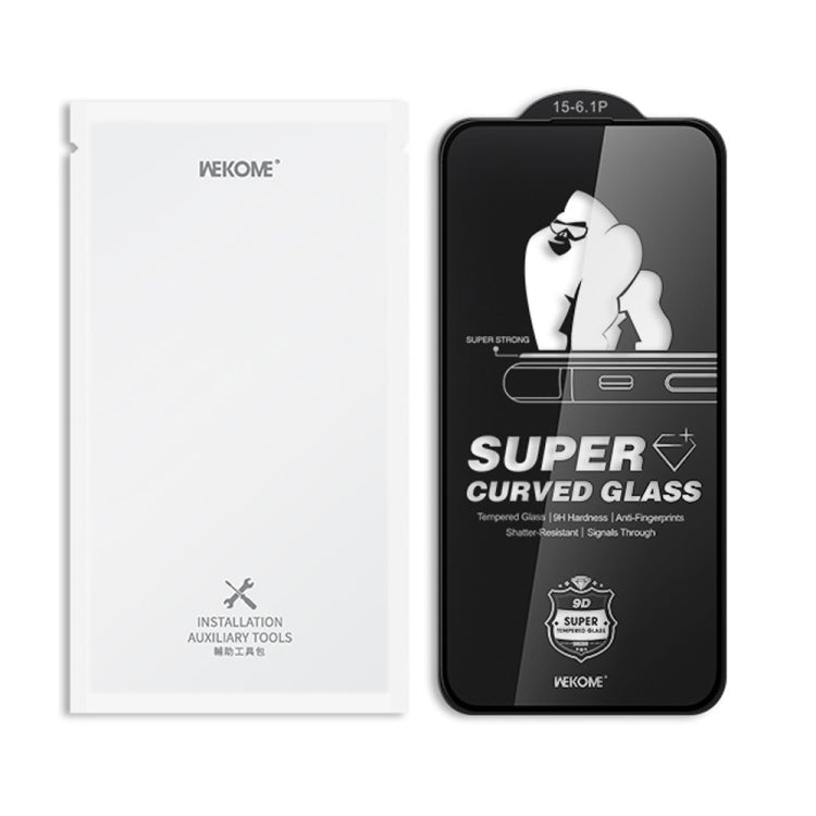 For iPhone 16 Pro WK WTP-092 King Kong 6D Curved 28 Degree Privacy Tempered Glass Film - iPhone 16 Pro Tempered Glass by WK | Online Shopping UK | buy2fix