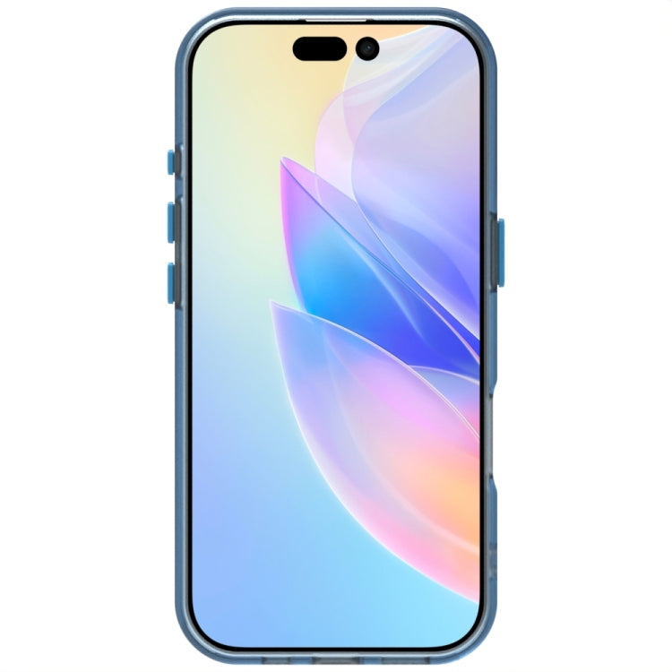 For iPhone 16 Pro Max Candy PC Hybrid TPU Shockproof Phone Case(Blue) - iPhone 16 Pro Max Cases by buy2fix | Online Shopping UK | buy2fix