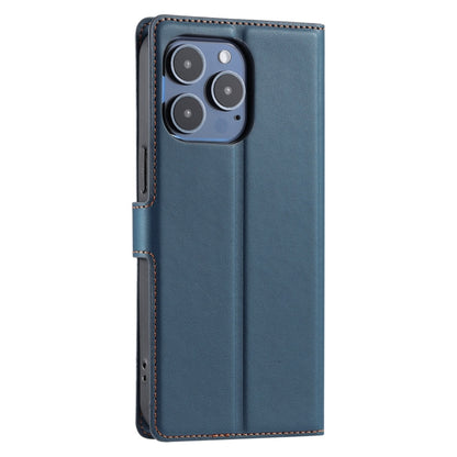 For iPhone 16 Pro Max Voltage Ultra-thin Dot Leather Phone Case(Blue) - iPhone 16 Pro Max Cases by buy2fix | Online Shopping UK | buy2fix