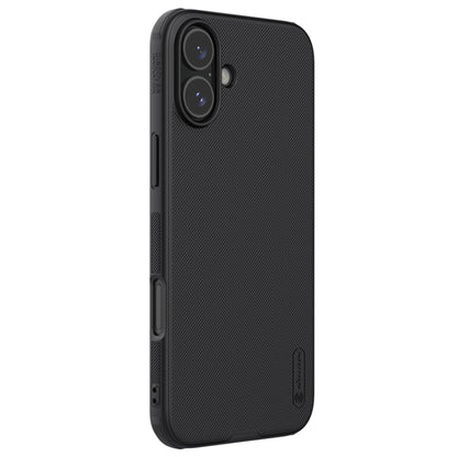 For iPhone 16 Plus NILLKIN Frosted Shield Pro PC + TPU Phone Case(Black) - iPhone 16 Plus Cases by NILLKIN | Online Shopping UK | buy2fix