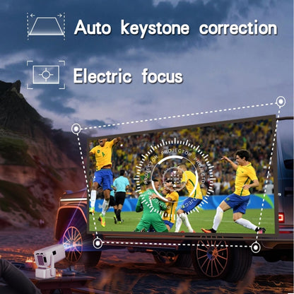 Y7S 720P Android 11 OS Portable Home WiFi Projector with Speaker, CPU:Allwinner H713(EU Plug) - Mini Projector by buy2fix | Online Shopping UK | buy2fix