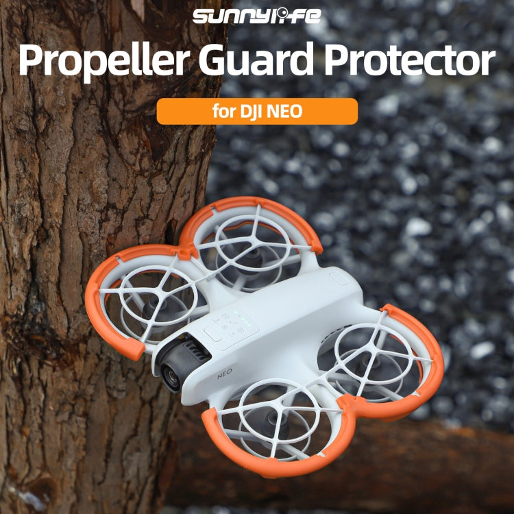 For DJI Neo Sunnylife Propeller Protective Guard Anti-collision Ring Cover(Orange) - Others by Sunnylife | Online Shopping UK | buy2fix