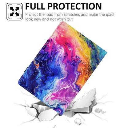 For iPad Air 11 2024 Painted Pattern Leather Tablet Case(Marble) - iPad Air 11 2024 Cases by buy2fix | Online Shopping UK | buy2fix