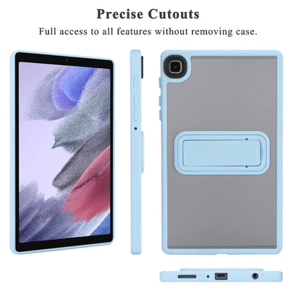 For Samsung Galaxy Tab A7 Lite Skin Feel Holder PC Hybrid TPU Tablet Case(Light Blue) - Tab A7 Lite T220 / T225 by buy2fix | Online Shopping UK | buy2fix