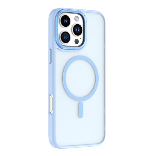 For iPhone 16 Pro Mutural Skin Feel Series Frosted MagSafe Magnetic Phone Case(Light Blue) - iPhone 16 Pro Cases by Mutural | Online Shopping UK | buy2fix